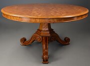 Rare 19thc Satin Birch Tilt Top Breakfast Table