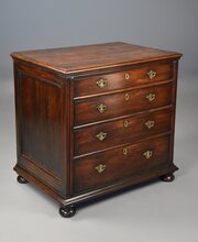 Rare Late 17th Century Fruitwood Chest Of Drawers