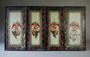 Set Of Twelve Late 18thc Naively Painted Panels
