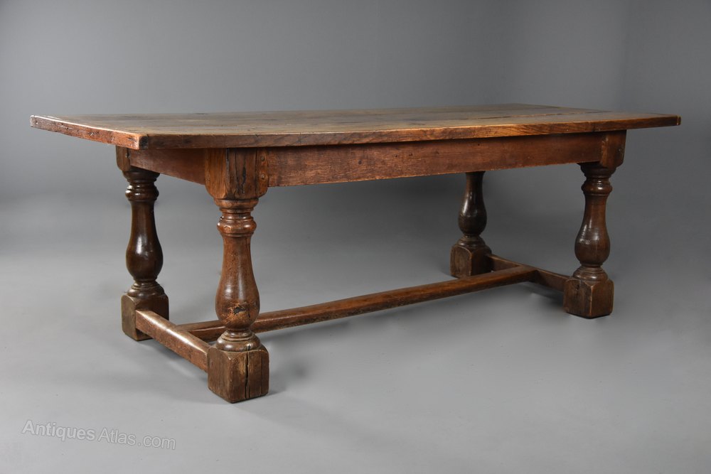 Superb 19thc Arts & Crafts Oak Refectory Table Antiques Atlas