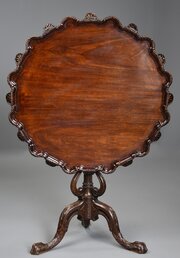 Superb Chippendale Style Tilt Top Tripod Table