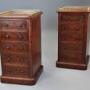 Superb Pair Of 19thc Mahogany Bedside Chests