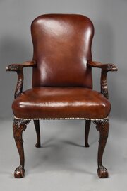 Superb Quality Early 18thc Style Walnut Armchair