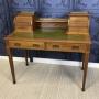 Victorian Inlaid Mahogany Writing Table 