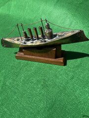 WW1 Iron Duke Brass Model Ship 