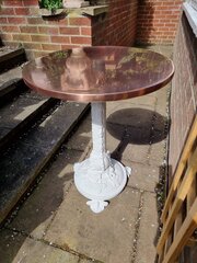 Early 19th Century Rare Cast-iron Garden Table