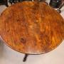 table  flame mahogany