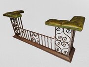 Fine Quality Wrought Iron Club Fender