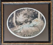 Louis Icart Print, Titled  “Sleeping Beauty”