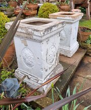 Pair Of Large Dunfermline Clay Company Pedestals