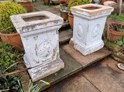 Pair Of Large Dunfermline Clay Company Pedestals