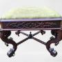 Rare Regency Stool in the Chippendale Taste