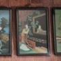 Set of Three Chinese Reverse Paintings on Glass