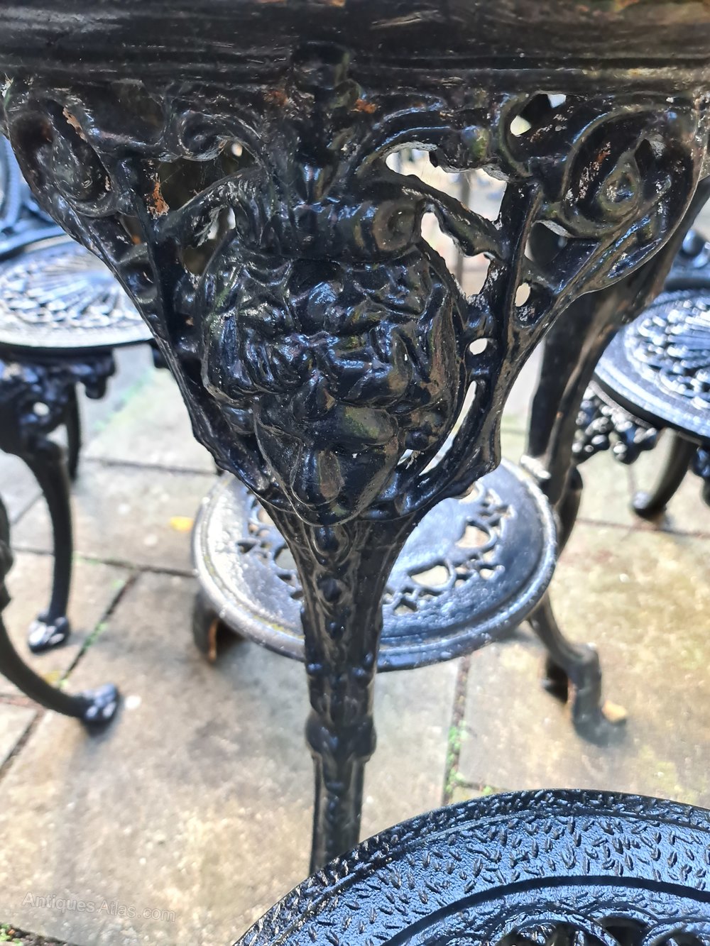 Antiques Atlas Wonderful Heavy Castiron Garden Set