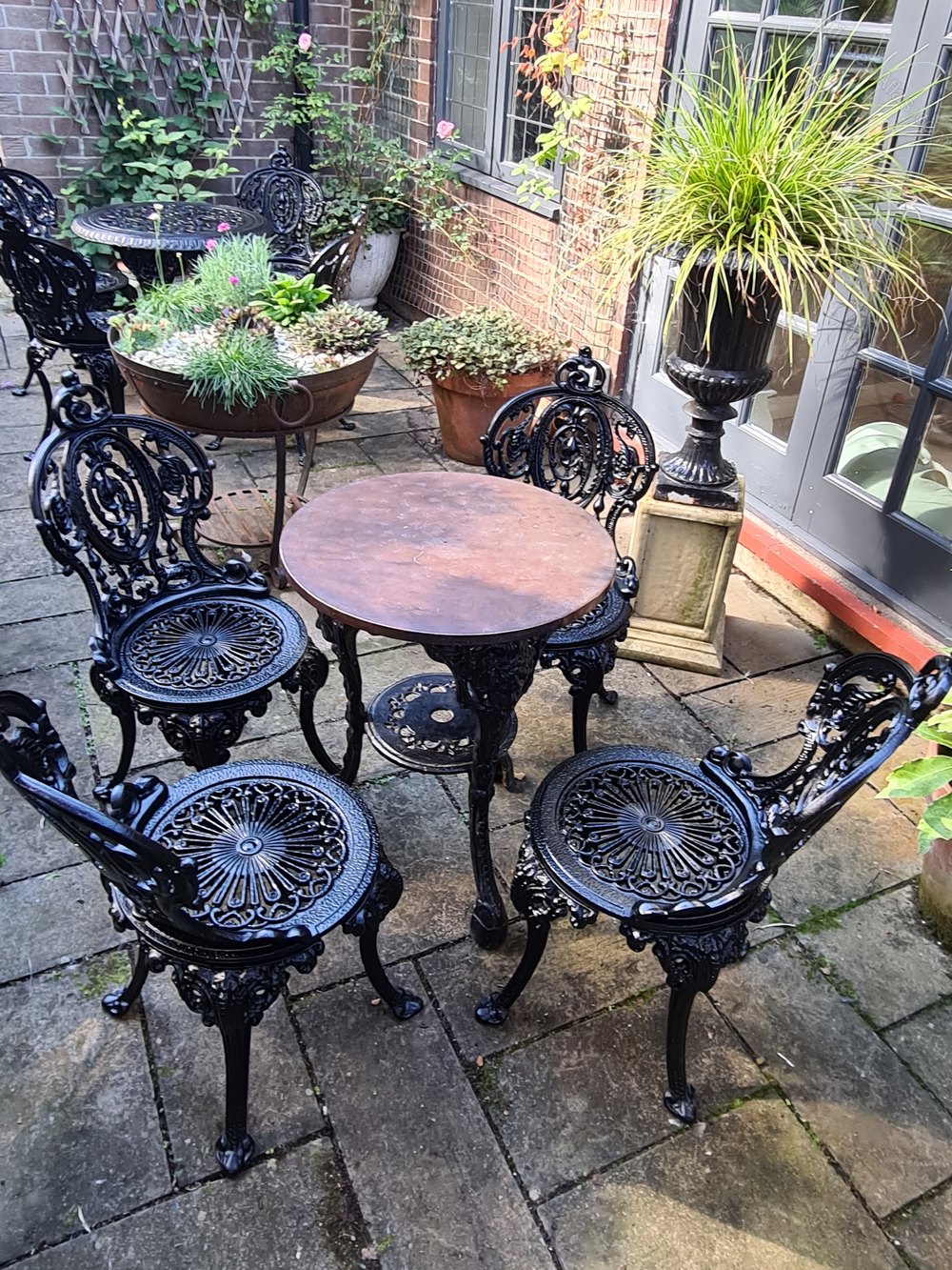 Antiques Atlas Wonderful Heavy Castiron Garden Set