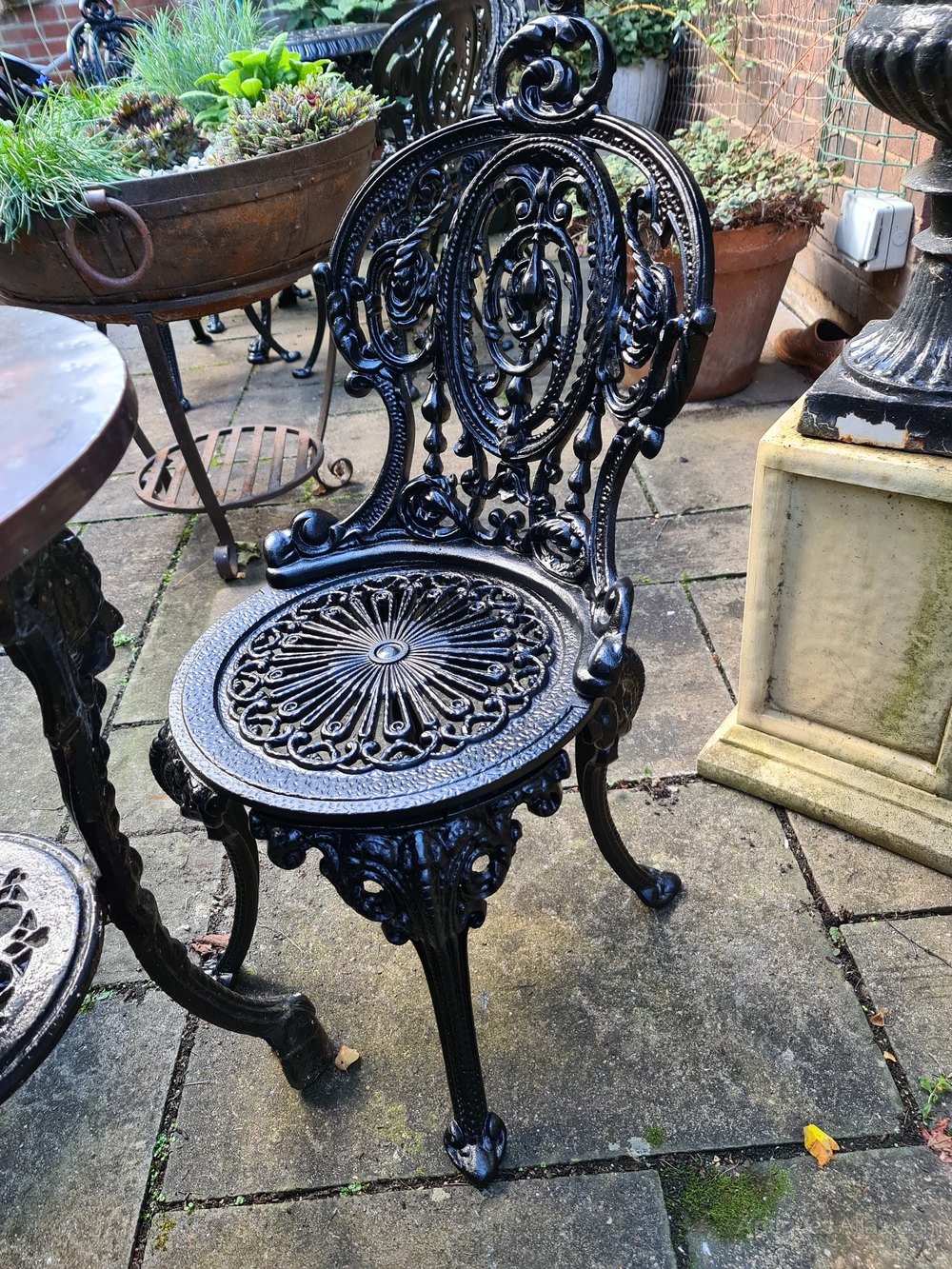 Antiques Atlas Wonderful Heavy Castiron Garden Set