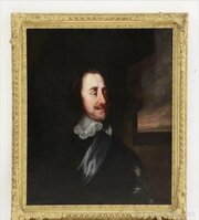17th Oil Portrait King Charles I After Van Dyck