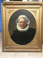 18th Portrait Aechje Claesdr Age 84 After Rembrandt 