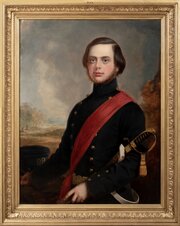 19th Military Officer Oil Portrait English School