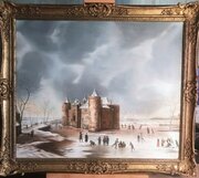 Castle Muiden After Jan Beerstraaten Dutch Paintings