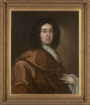 Circle Of John Closterman 17th Gentleman Oil Portrait