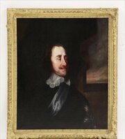 King Charles I After Sir Peter Lely 17th Oil Portrait