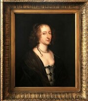 Lady Seymour 1599-1674 Circle Van Dyck 17th Painting 