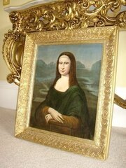 Mona Lisa After Leonardo Da Vinci 18th Oil Portraits 