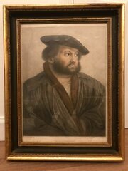 Portrait Hans Holbein Engraving Francesco Bartolozzi 