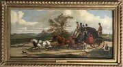 Royal Mail Coach Painting By Samuel Henry Alken Jr