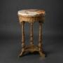 Wine Table 19th French Round Onyx Top