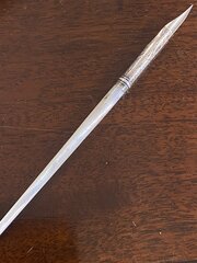 A Silver & Mother Of Pearl Dip Pen.