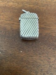 A Small  Silver Vesta Case Birmingham 1898