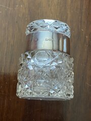 Silver & Glass Scent Bottle