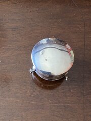 Silver Trinket Box Hallmarked For Birmingham