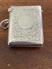 Silver Vesta Case Birmingham 1906
