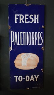 Antique Enamel Palethorpes Sausage Sign