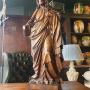 Carved wood Figure of Christ