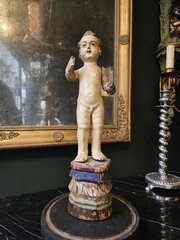 Christ Child Holding The Orb 1600s Or Early 1700s