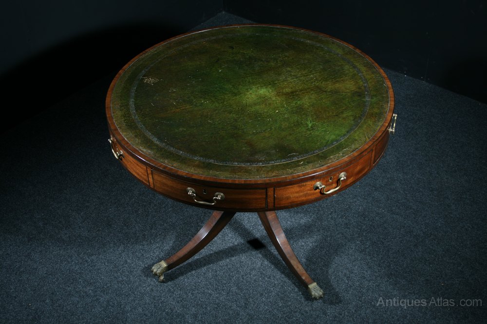 English Mahogany Rent Table Antiques Atlas