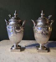Georgian Silver Condiment Urns