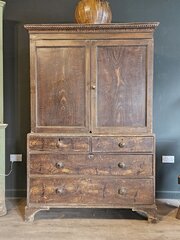 Housekeepers Cupboard In Original Paint
