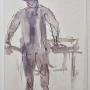 Irish Painting Michael Healy Original Watercolour 