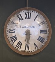 Large Enamel Clock Face
