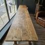 Massive Pine Trestle Table 19th Century