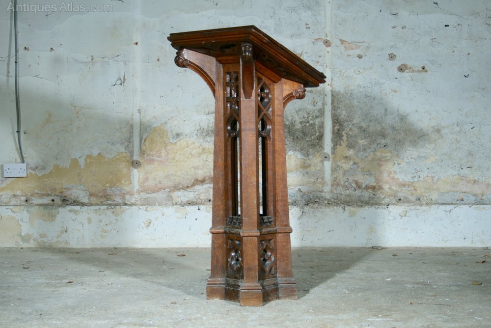 Rare Oak Lectern, By Harry Hems Of Exeter Antiques Atlas