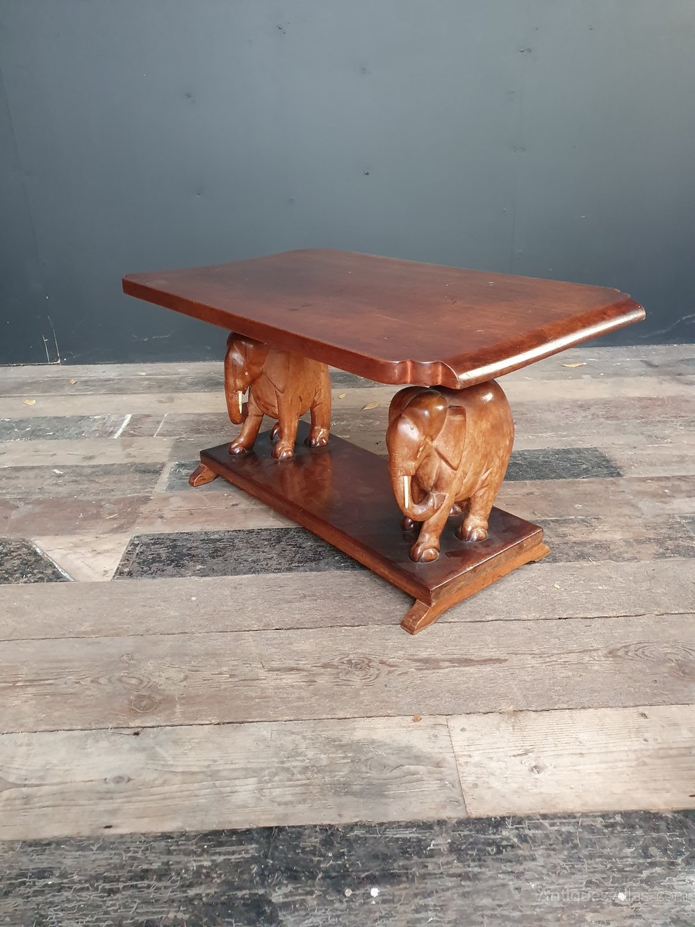 Antiques Atlas Rare Set Of Elephant Coffee Table And Stools