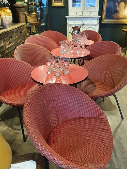 Antiques Atlas Rare Set Of Lloyd Loom Chairs And Cocktail Tables
