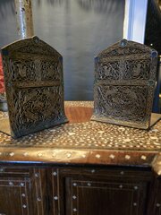 Tiffany Studios Gilt Bronze Bookends C.1912