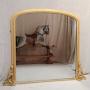 Large Antique Gilt Overmantle Wall Mirror c1860